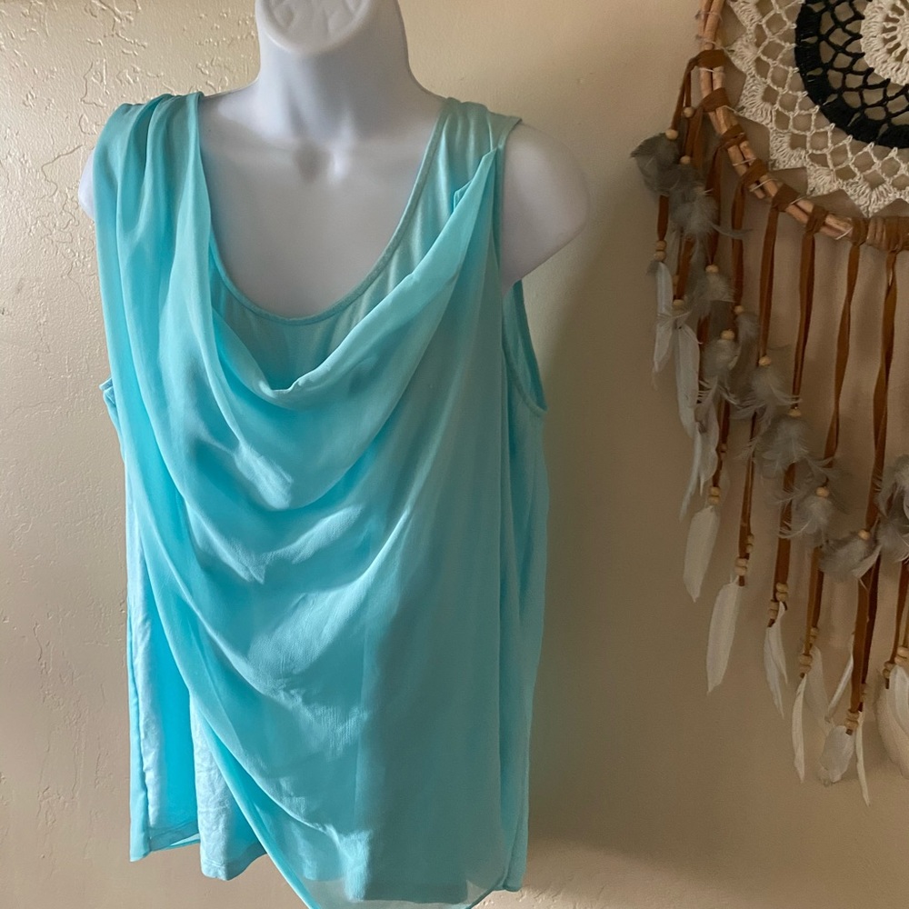 Baby blue Calvin Klein top